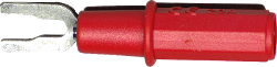 Safety Voltage to Spade Lug Adapter (Red)